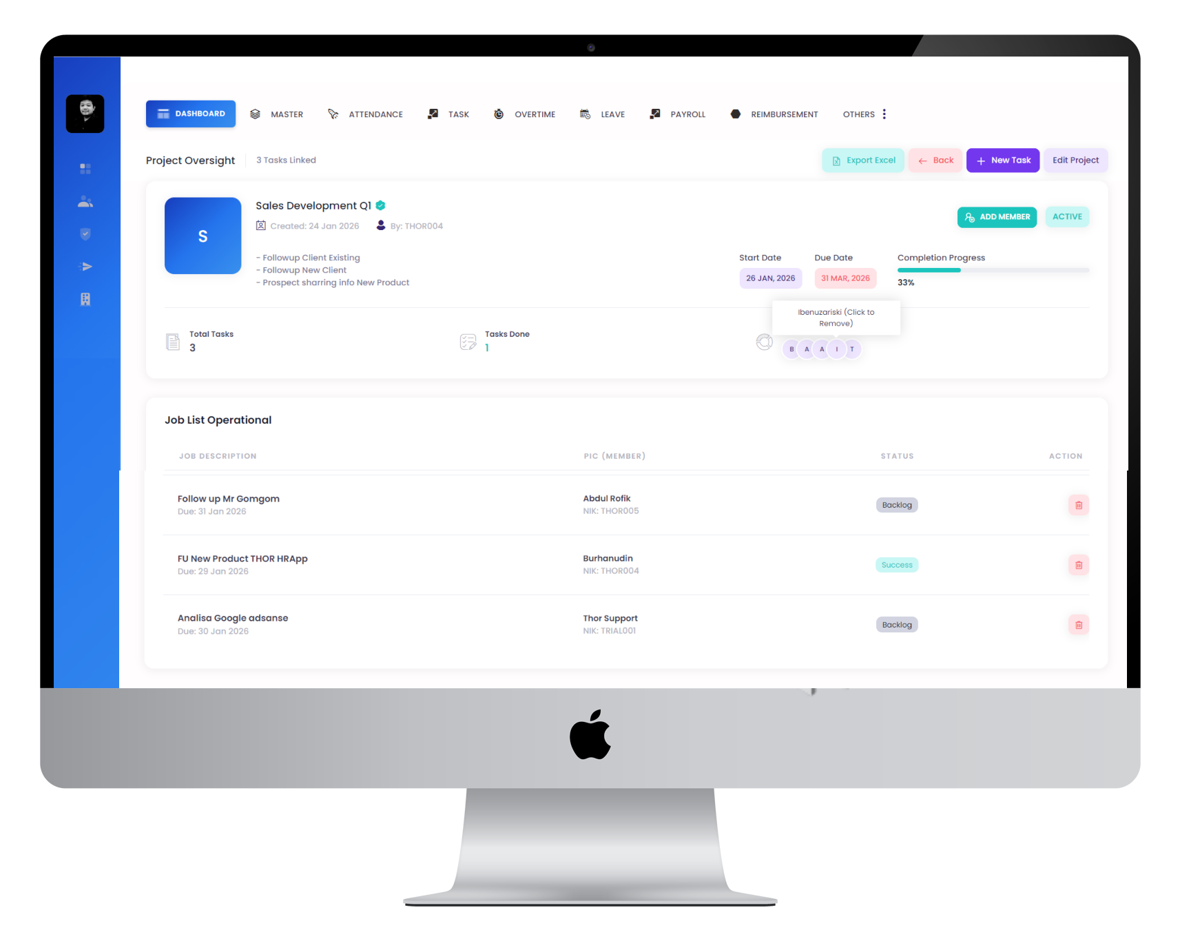 Modul Task Management